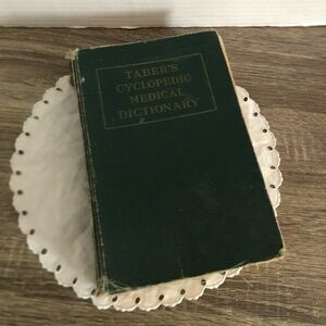 1955 Taber’s Cyclopedic Medical Dictionary